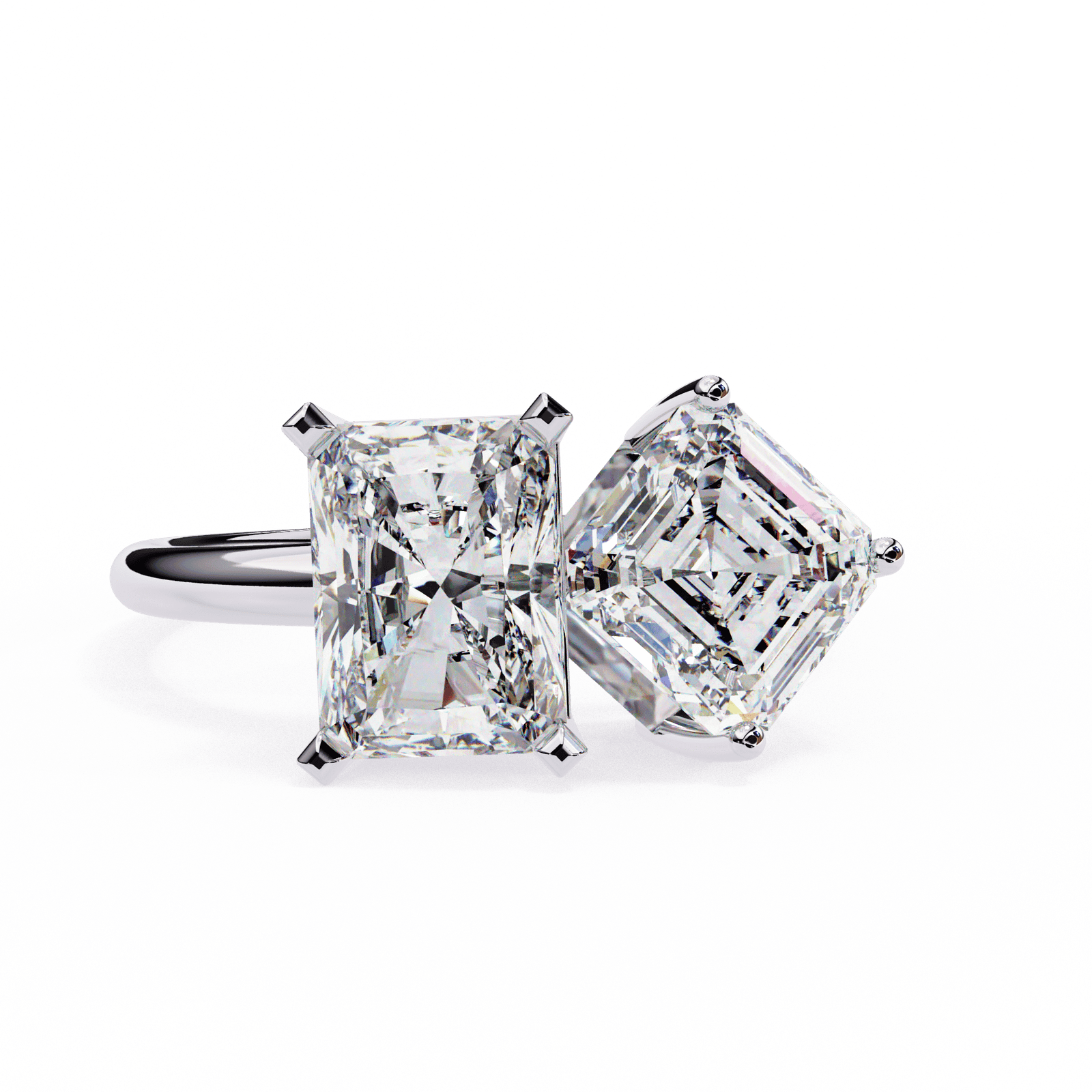 Twin Diamond Statement Ring